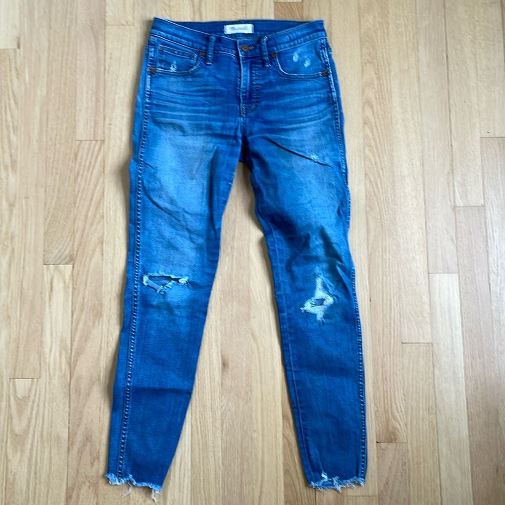 Madewell 9” high rise skinny